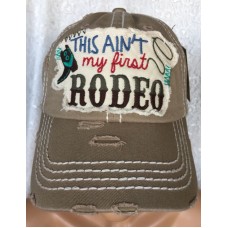 Mujer Hombre This Ain&apos;t My First RODEO Baseball Cap Western Factory Distressed Hat  eb-12373147